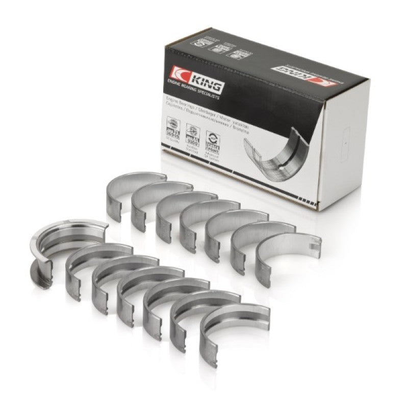 King Engine Bearings 89-15 Dodge Cummins Diesel 5.9L 6.7L Inline 6 (Size 0.25mm) Main Bearing Set