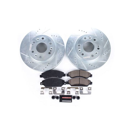 Power Stop 07-08 Cadillac Escalade Front Z23 Evolution Sport Brake Kit