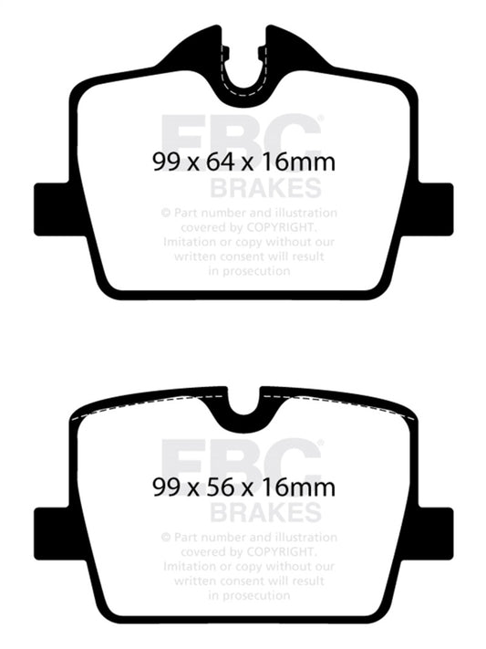 EBC 2019+ BMW Z4 G29 2.0T Bluestuff Rear Brake Pads