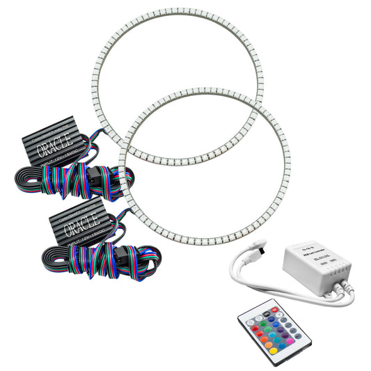 Oracle Jeep Wrangler JL/JT LED Surface Mount Headlight Halo Kit - w/ Simple Controller
