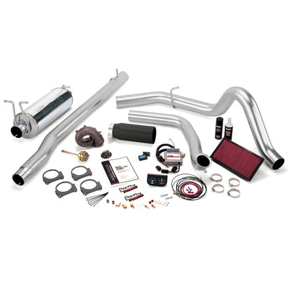 Banks Power 99.5 Ford 7.3L F250/350 Auto Stinger-Plus System - SS Single Exhaust w/ Black Tip