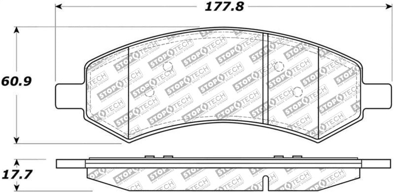 StopTech Street Select Brake Pads - Front