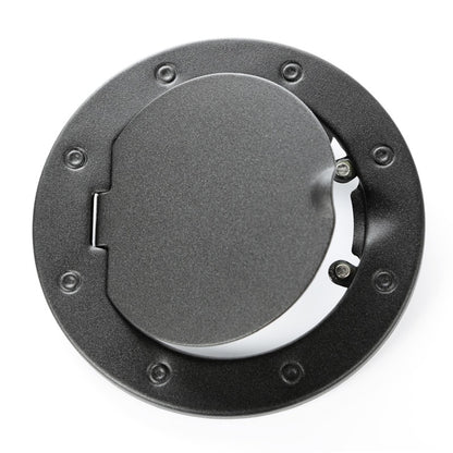 Rugged Ridge 07-18 Jeep Wrangler JK Textured Black Non-Locking Gas Cap Door