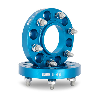 Mishimoto Borne Off-Road Wheel Spacers - 6x139.7 - 78.1 - 25mm - M14x1.5 - Blue