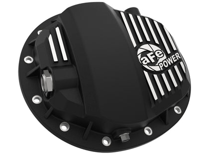 aFe Pro Series GMCH 9.5 Rear Diff Cover Black w/Mach Fins & Gear Oil 19-20 GM Silverado/Sierra 1500