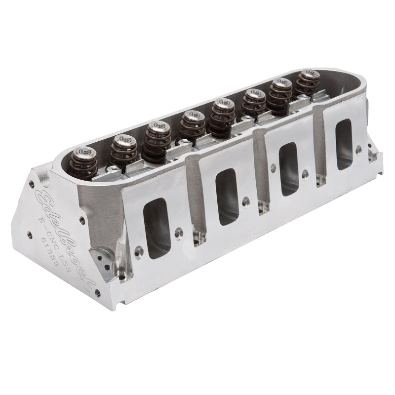 Edelbrock Cylinder Head Victor Jr LS3 GM Gen III/IV (4-Bolt Flange) Standard Block Complete