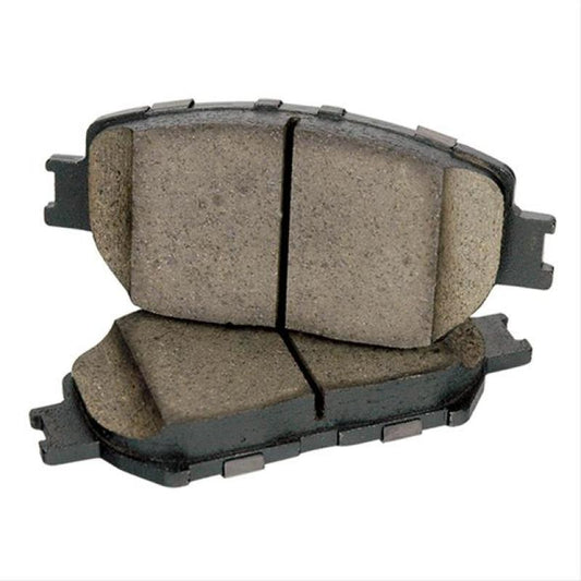 Centric Posi-Quiet Ceramic Brake Pads w/Shims - Rear