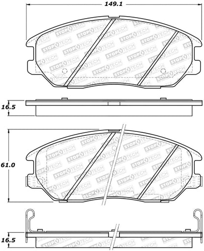 StopTech Street Brake Pads