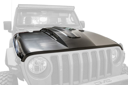 DV8 Offroad 18+ Jeep JL Heat Dispersion Hood - Primer Black