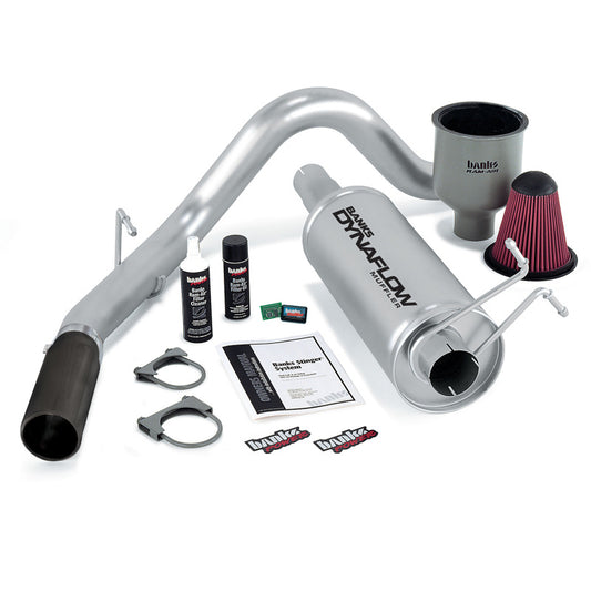 Banks Power 99-04 Ford 6.8L Ext/Crew Cab Stinger System w/ AutoMind - SS Single Exhaust w/ Black Tip