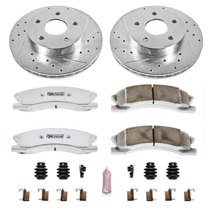 Power Stop 99-04 Jeep Grand Cherokee Front Z26 Street Warrior Brake Kit