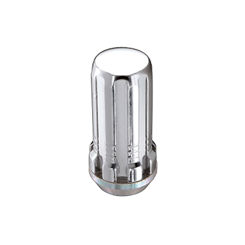 McGard SplineDrive Lug Nut (Cone Seat) M14X1.5 / 1.648in. Length (Box of 50) - Chrome (Req. Tool)