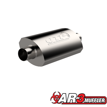 QTP 3.5in Weld-On 304SS AR3 Muffler