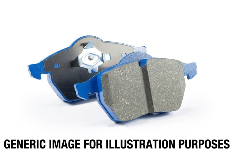 EBC 13-14 Audi RS7 4.0TT (w/Cast Iron Rotors & Trapezoid Weights) Bluestuff Front Brake Pads