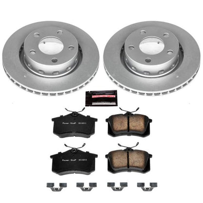 Power Stop 00-04 Audi A6 Quattro Rear Z23 Evolution Sport Coated Brake Kit