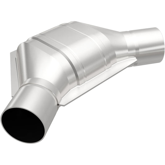 MagnaFlow Universal Catalytic Converter 2.25 Angled In/Out Front CA