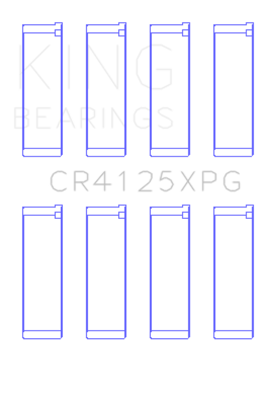 King Subaru EJ20/EJ22/EJ25 (Suites 52mm Journal Size) Tri-Metal Perf Rod Bearing Set - Size STD