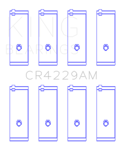 King Engine Bearings Toyota 1E/2E (1.3L) (Size STD) Performance Rod Bearing Set