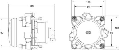 Hella Insert/ Headlight 1B0