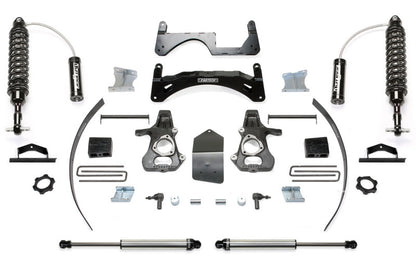 Fabtech 14-18 GM C/K1500 P/U w/oE Forg Stl UCA 6in Basic Sys w/Dl 2.5 & 2.25