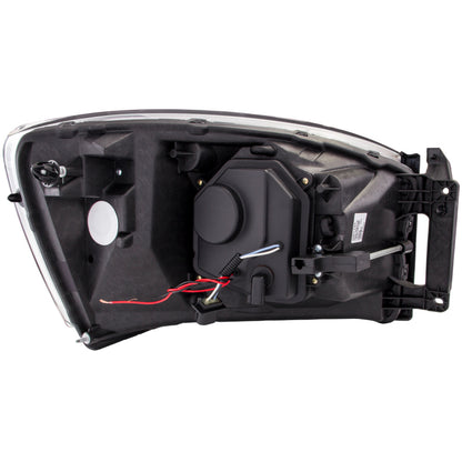 ANZO 2006-2008 Dodge Ram 1500 Projector Headlights w/ U-Bar Black