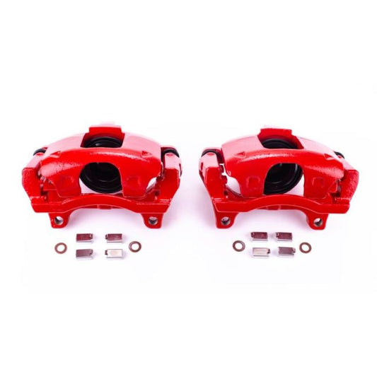 Power Stop 09-12 Dodge Journey Front Red Calipers w/Brackets - Pair