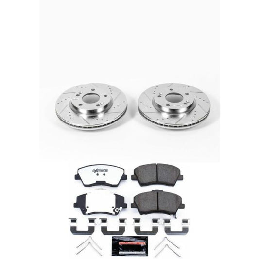 Power Stop 17-19 Hyundai Elantra Front Z36 Truck & Tow Brake Kit