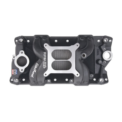 Edelbrock Intake Manifold RPM Air-Gap Small-Block Chevy 262-400 Black