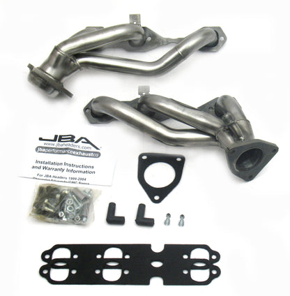 JBA 99-02 GM Truck 4.3L V6 w/o A.I.R. Injection 1-1/2in Primary Raw 409SS Cat4Ward Header