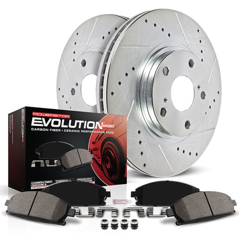 Power Stop 2022 Lincoln Navigator Rear Z23 Evolution Brake Kit