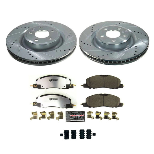 Power Stop 20-22 Lincoln Aviator Front Z36 Truck & Tow Brake Kit