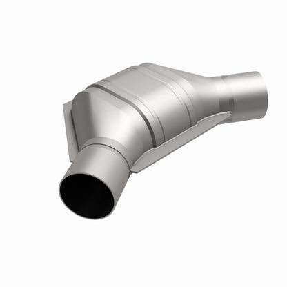 MagnaFlow Universal Catalytic Converter 2.25 Angled In/Out Front CA