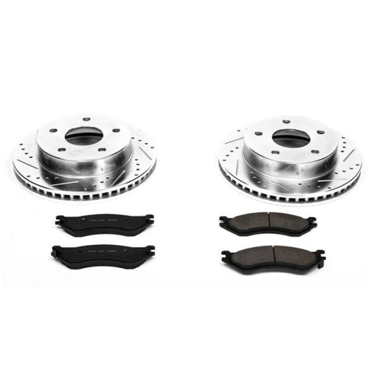 Power Stop 00-01 Dodge Ram 1500 Front Z23 Evolution Sport Brake Kit