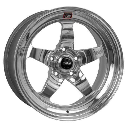 Weld S71 17x4.5 / 5x4.75 BP / 2.2in. BS Polished Wheel (Medium Pad) - Non-Beadlock