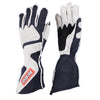 RaceQuip SFI-5 Gray/Black Large Outseam Angle Cut Glove