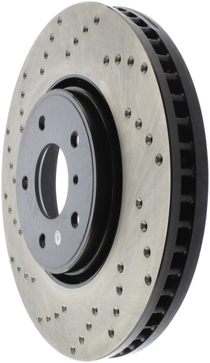 StopTech 11/05+ Infinity FX 35/45 SportStop Drilled Front Right Rotor