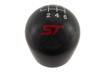 Ford Racing 13-17 Focus ST Black Carbon Fiber 6 Speed Shift Knob