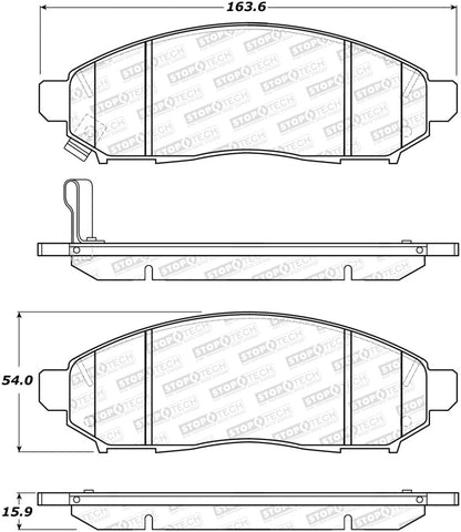 StopTech Street Brake Pads