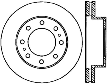 StopTech Power Slot 02-04 Avalanche 2500 w/ 2in Raise Front Left Slotted CRYO Rotor