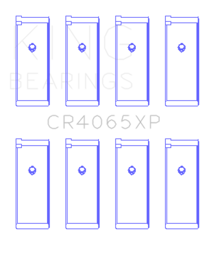 King Engine Bearings Nissan KA-24DE (Size 0.50 Oversized) Performance Rod Bearing Set