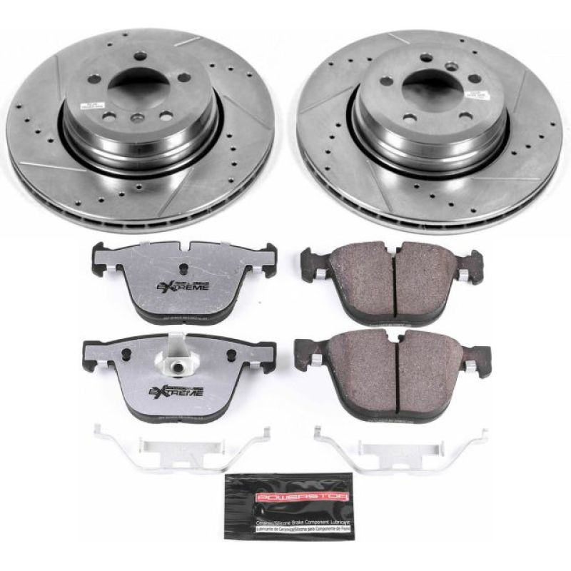 Power Stop 06-08 BMW 750i Rear Z26 Street Warrior Brake Kit