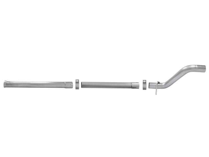 aFe MACH Force-Xp 2-1/2in 409 Stainless Steel Mid-Pipe w/Resonator Delete 18+ Jeep Wrangler JL 3.6L