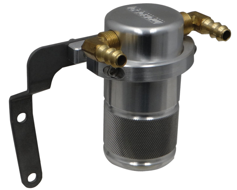 Moroso 14-19 Chevrolet Corvette (Non ZO6) Air/Oil Separator Catch Can - Small Body - Billet Aluminum