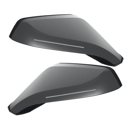 Oracle 10-15 Chevy Camaro Concept Side Mirrors - Carbon Flash Metallic (GAR501)