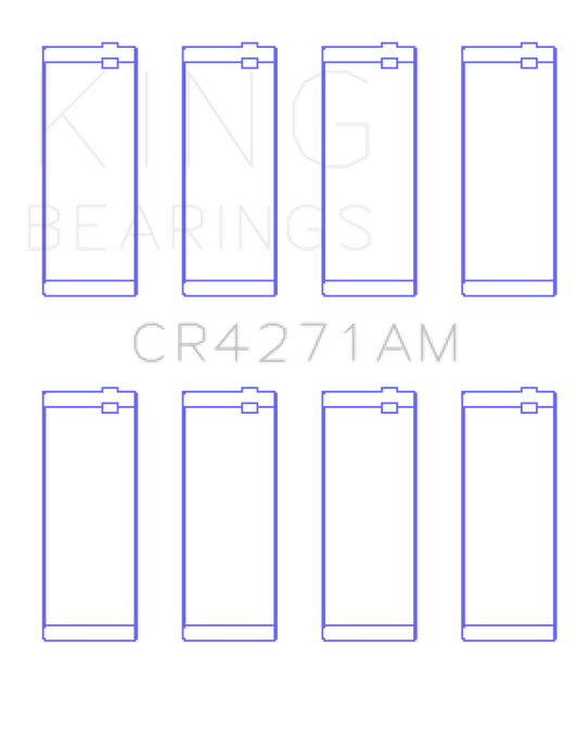 King Engine Bearings 1/95-12/09 Chrysler/ 1/02-12/06 Jeep 148CI 2.4L L4 (Size STD) Rod Bearing Set