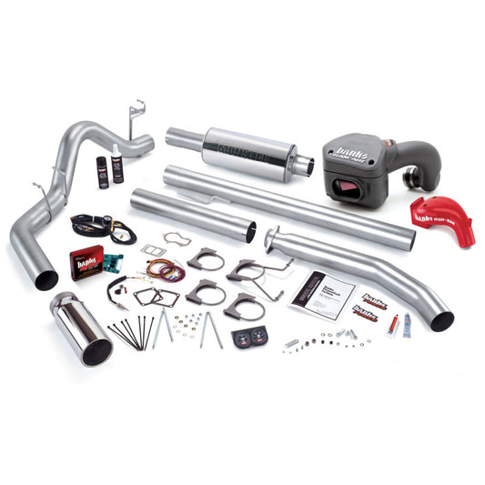 Banks Power 02 Dodge 5.9L 235Hp Ext Cab PowerPack System - SS Single Exhaust w/ Chrome Tip