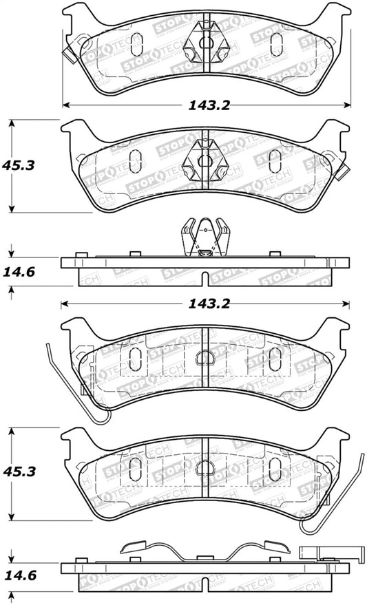 StopTech Street Brake Pads