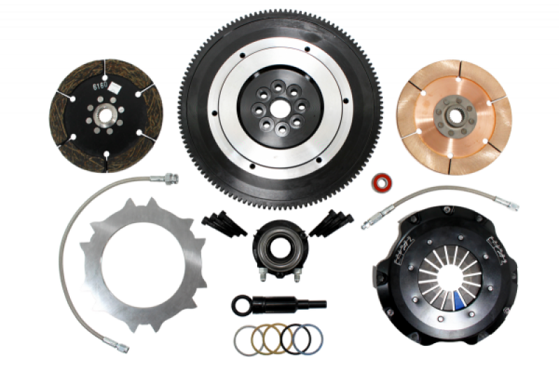 Clutch Masters 07-09 Subaru Legacy GT Spec B Push Style Street/Race Twin-Disc 7.25in Clutch Kit