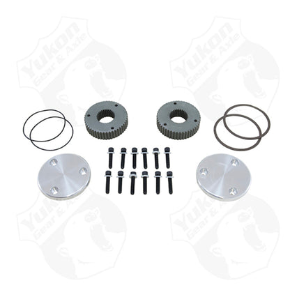 Yukon Gear Hardcore Drive Flange Kit For Dana 60 / 30 Spline Outer Stubs. Non-Engraved Caps