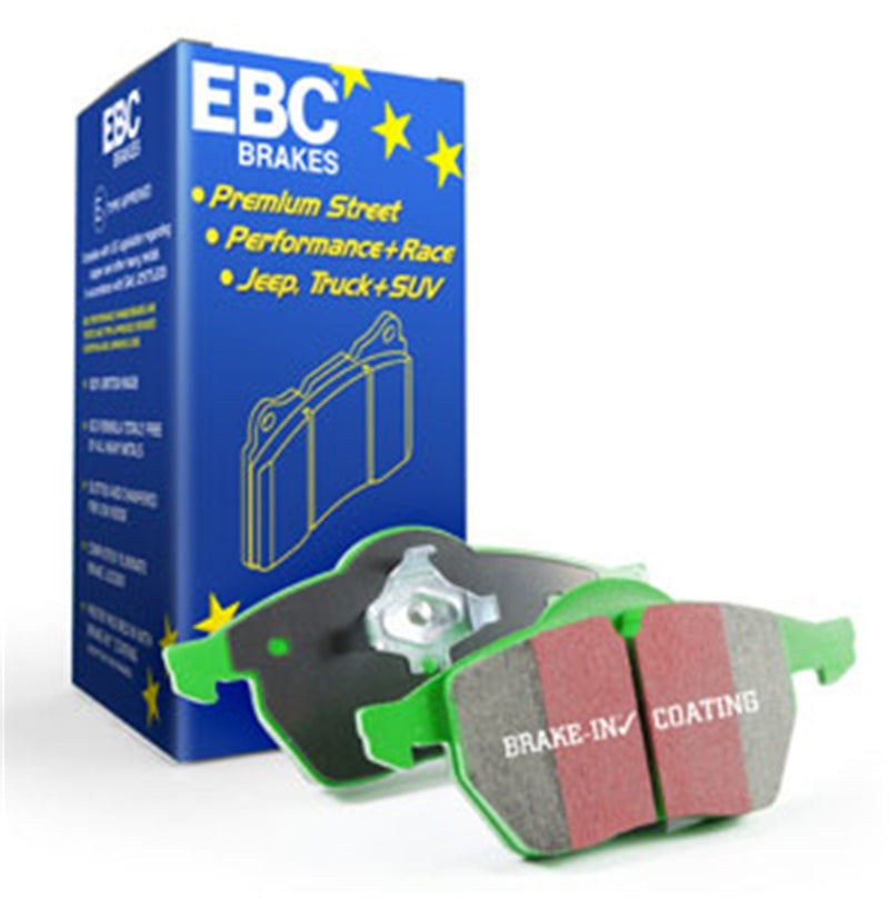 EBC 14+ Nissan Rogue 2.5 2 row seating Greenstuff Front Brake Pads